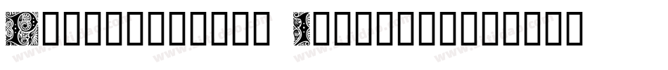 Portculliard Initials字体转换